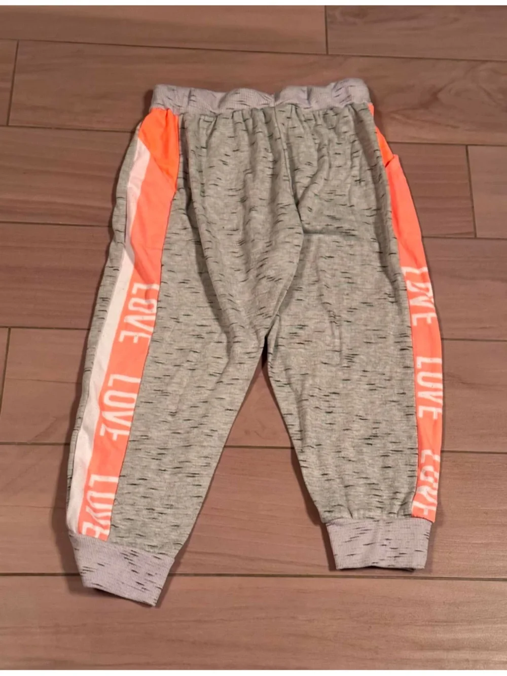 Bobbie Brooks Joggers CORAL Side Stripes - LOVE Detail LARGE WITH POCKETS